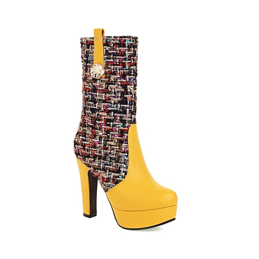 Women'S Fashion Riding Boots - Bottes hautes au genou pour femmes,