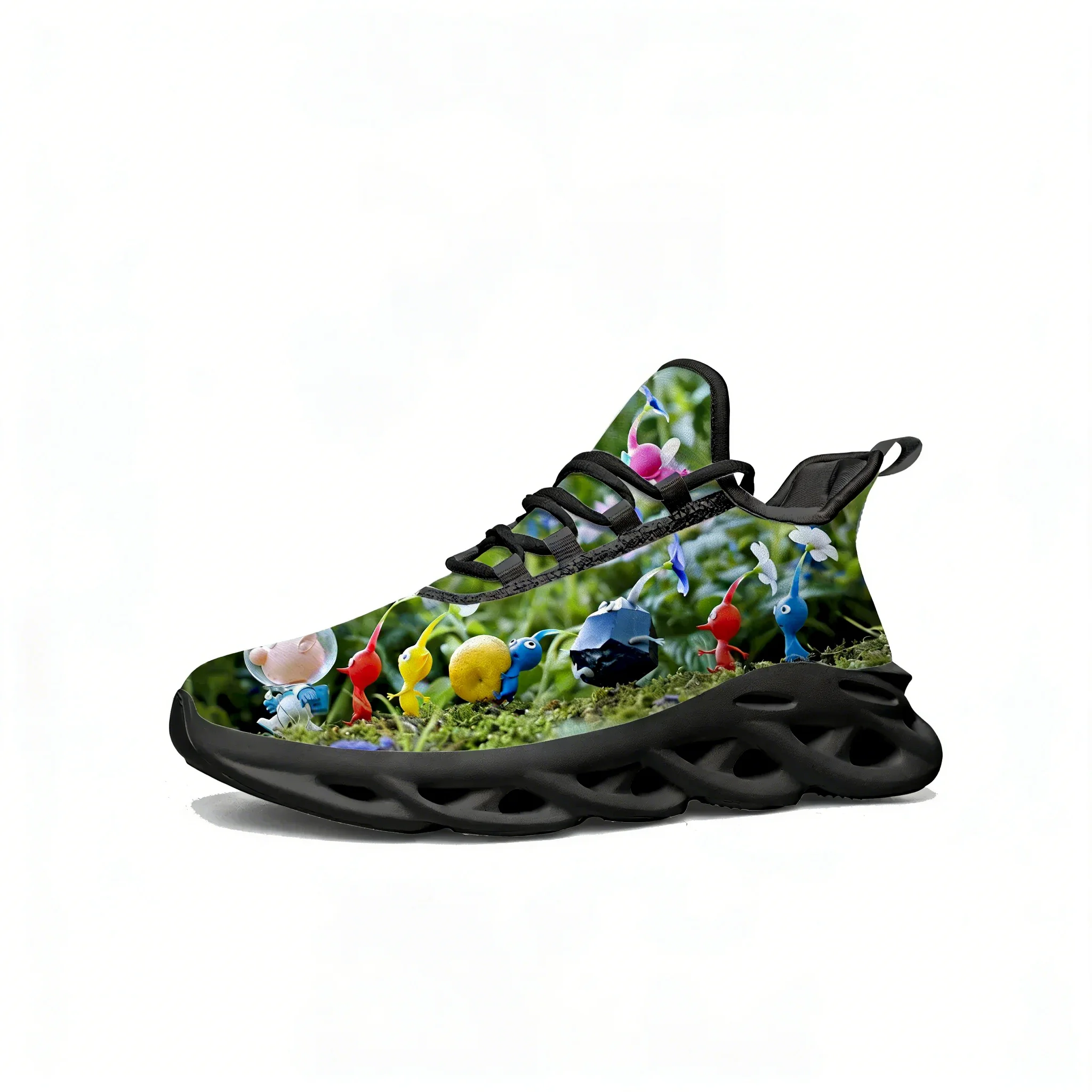 Women'S Fashion Running Shoes - Baskets Pikmin Flats, Chaussures de Sport