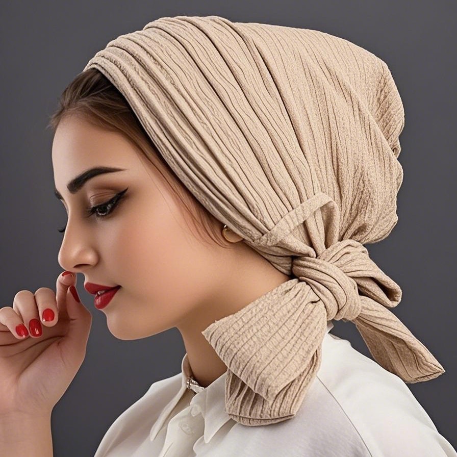 Women'S Fashion Trends - Chapeau Turban de luxe avec nœud