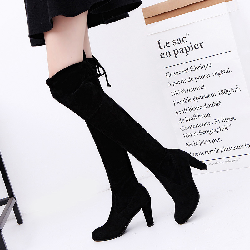 Women'S Fashion Socks - Bottes pour femmes tissu extensible sur