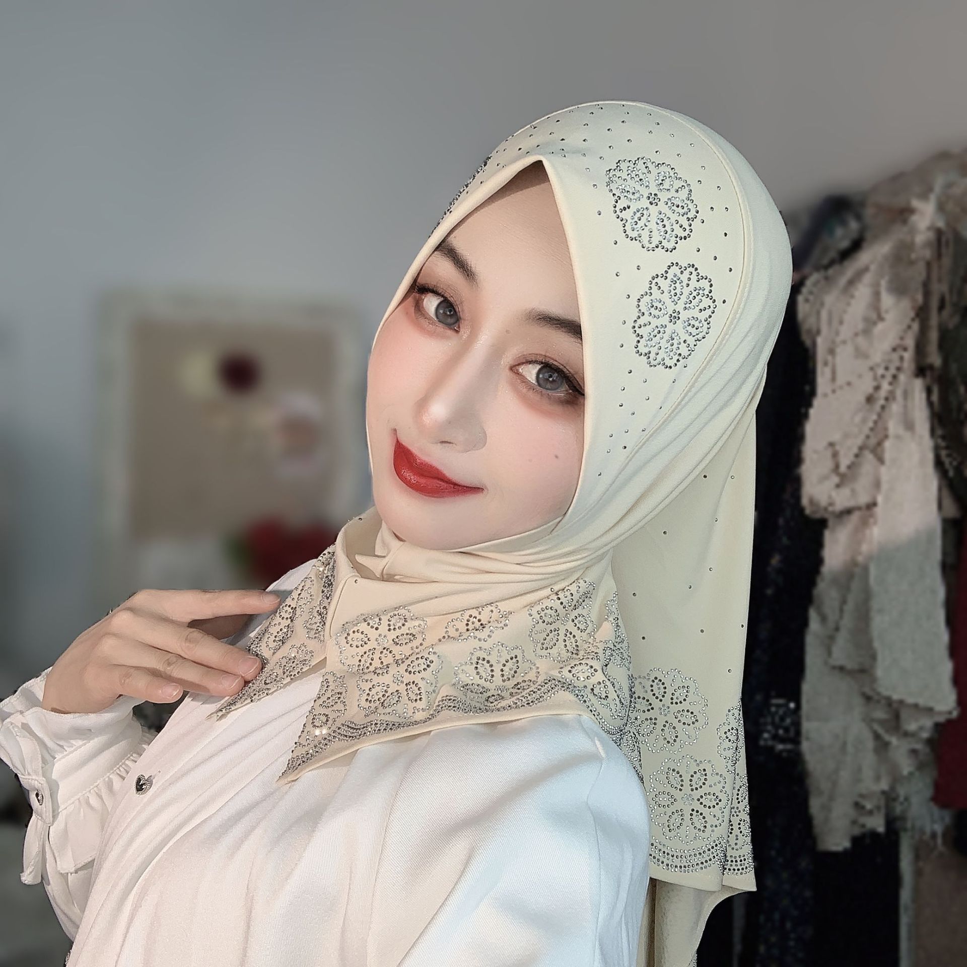 Women'S Fashion Headbands - Hijab musulman prêt-à-porter pour femmes, design