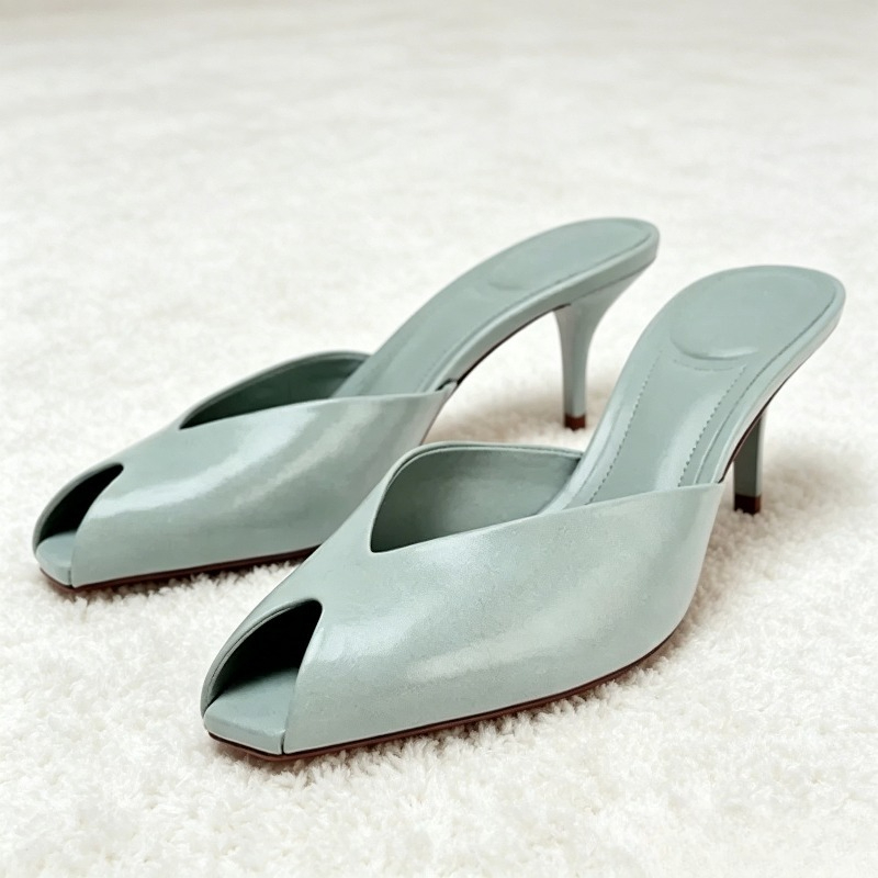 Women'S Fashion Designer Clothes - Sexy Peep Toe Design marque pantoufles