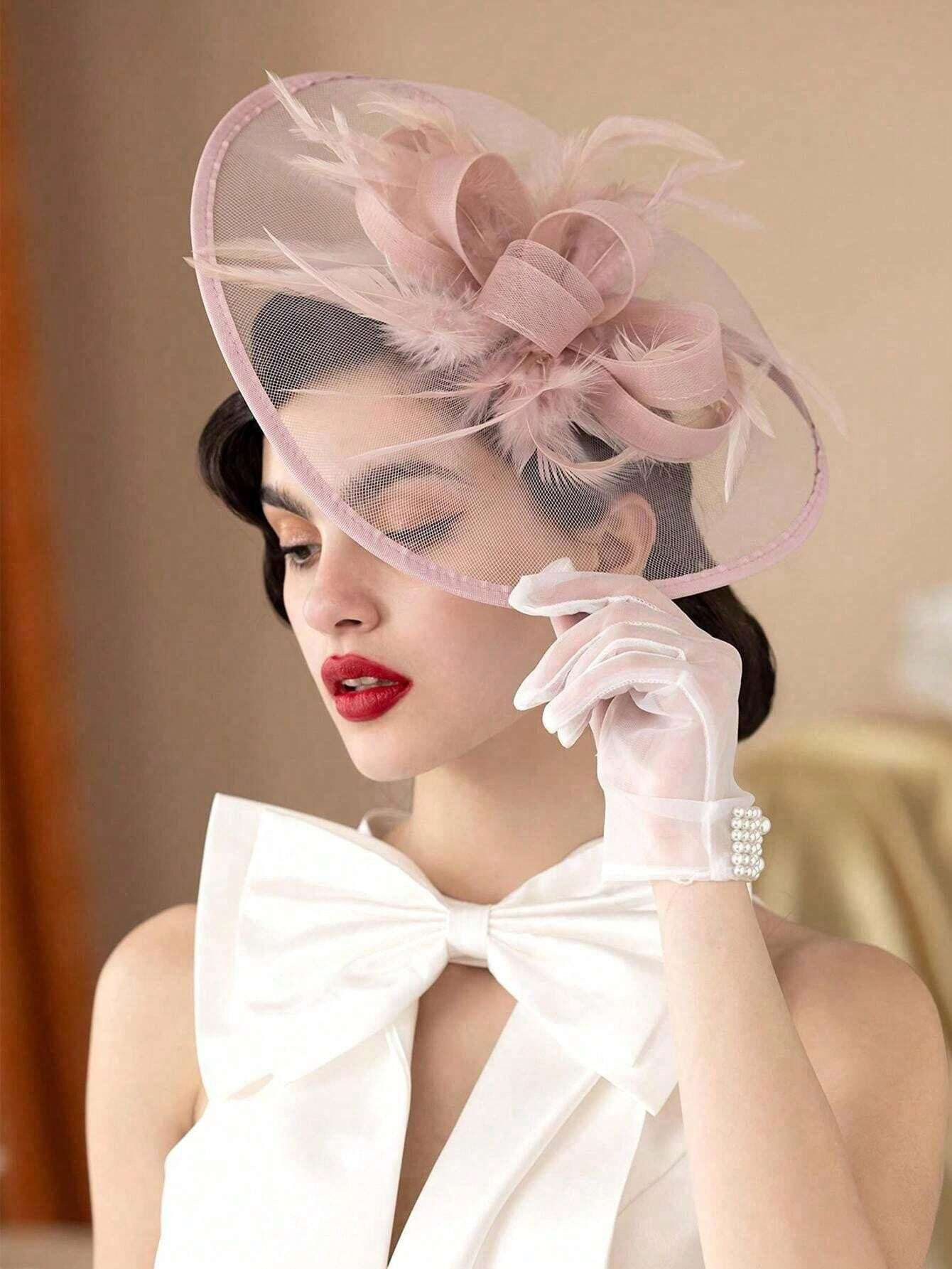 Women'S Fashion Kentucky Derby - Chapeaux fascinateurs pour femmes, 1 pièce,