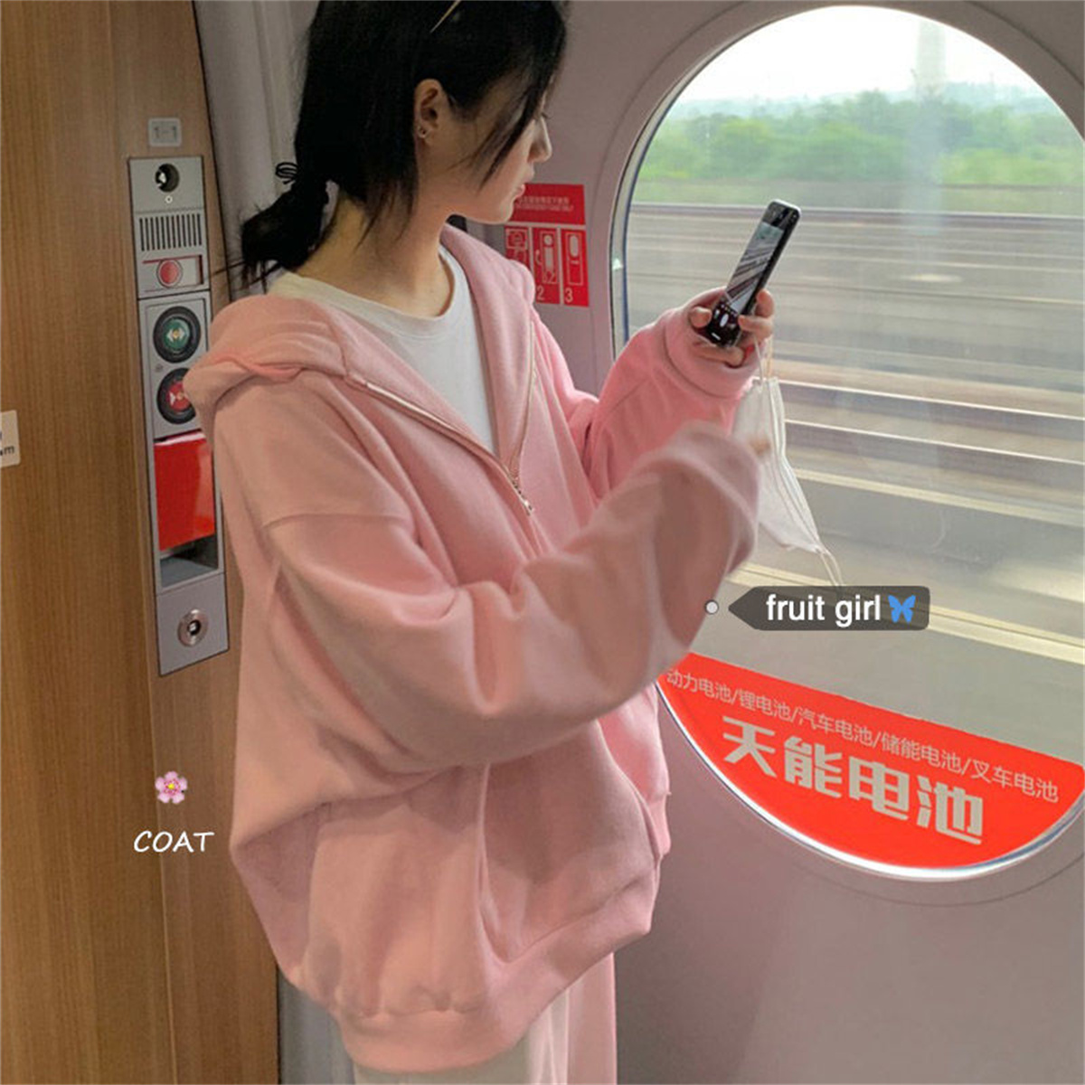 Women'S Fashion Zip Up Hoodies - 2025 nouveauté femmes sweats Y2K Style