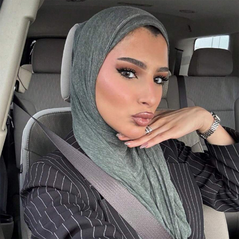 Women'S Fashion Headbands - Mode froissé rayonne Hijab femmes musulman
