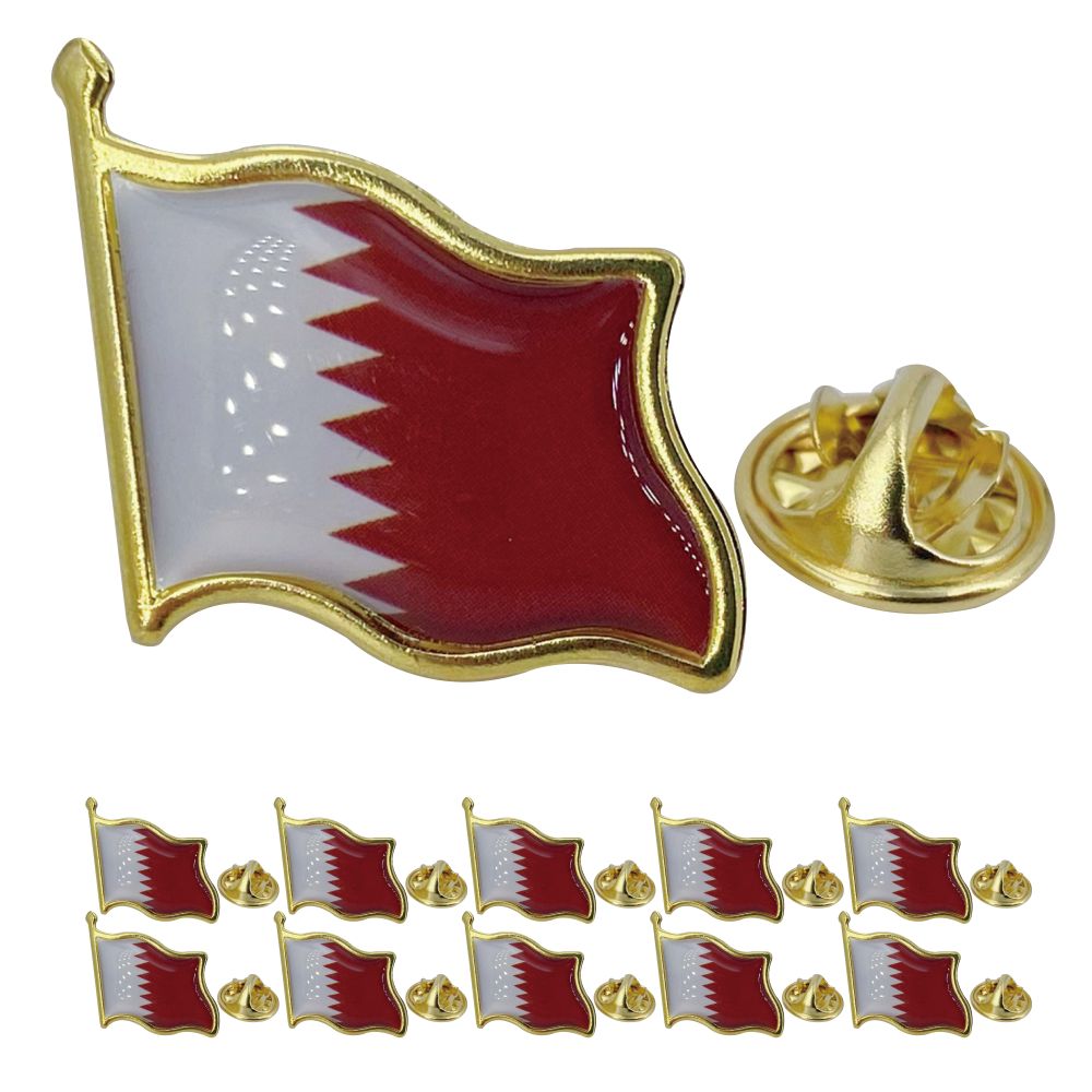 Women Fashion Qatar - Épinglette drapeau du Qatar - Badge