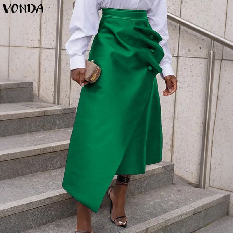 Women'S Fashion Kilt - VONDA grande taille 5XL femmes élégantes
