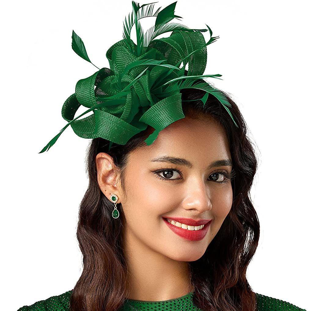 Women'S Fashion Kentucky Derby - Femmes élégantes fleur Fascinators Kentucky bandeau