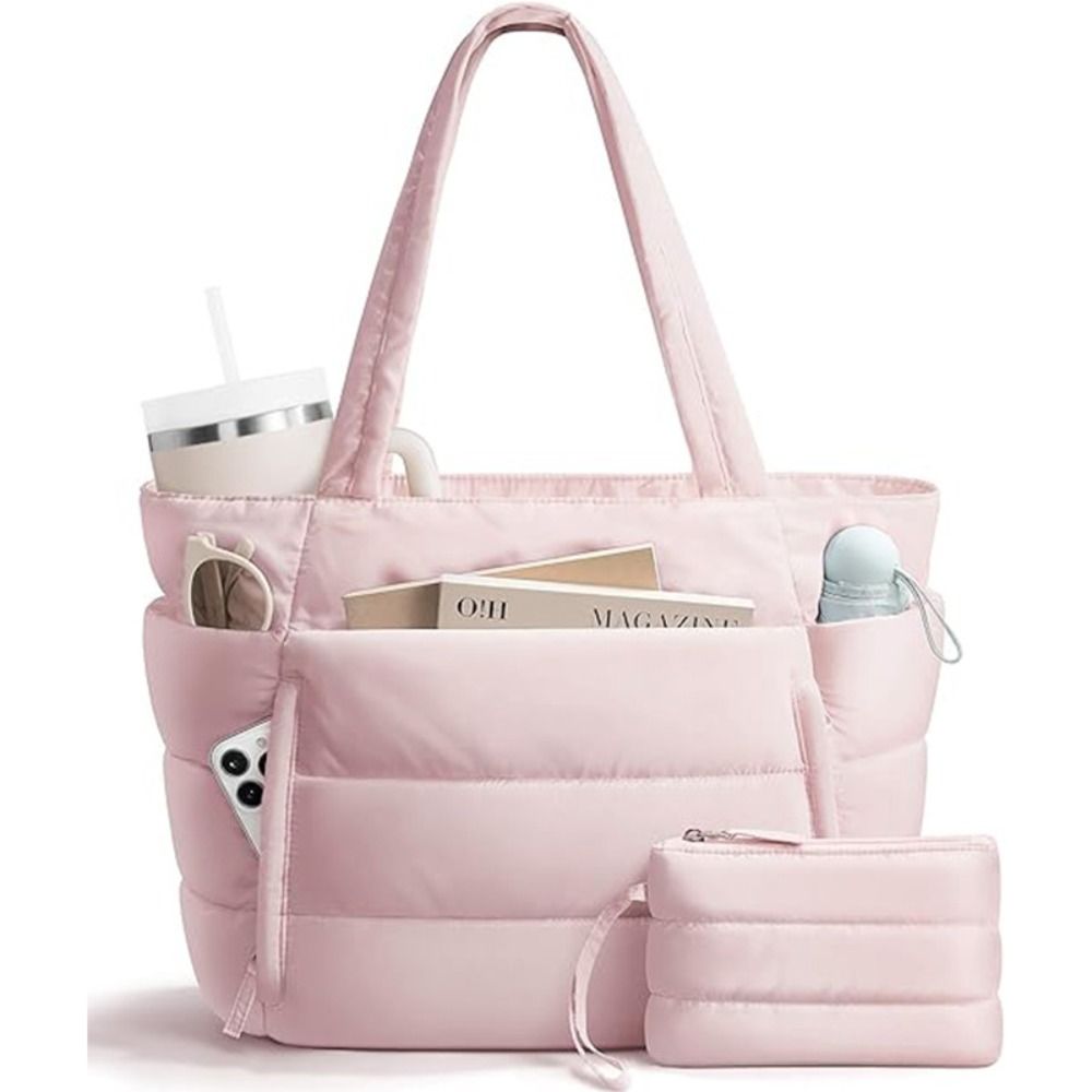 Coin Purse Women - Sac fourre-tout matelassé grande capacité pour