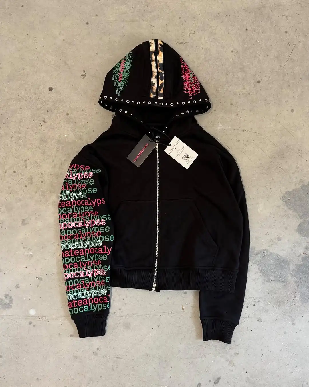 Women'S Fashion Zip Up Hoodies - Eyehategarment Street Fashion Sweat à capuche