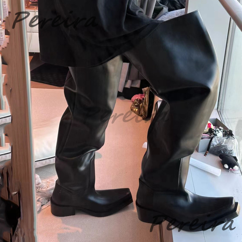 Women'S Fashion Riding Boots - Bottes au dessus du genou à