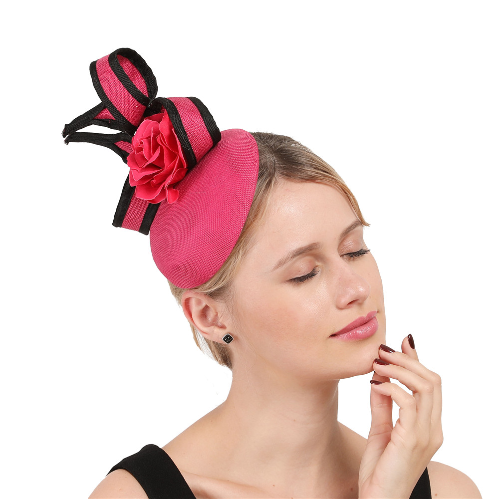 Women'S Fashion Kentucky Derby - Sinamay-Fascinateur beige formel pour femmes, copie,