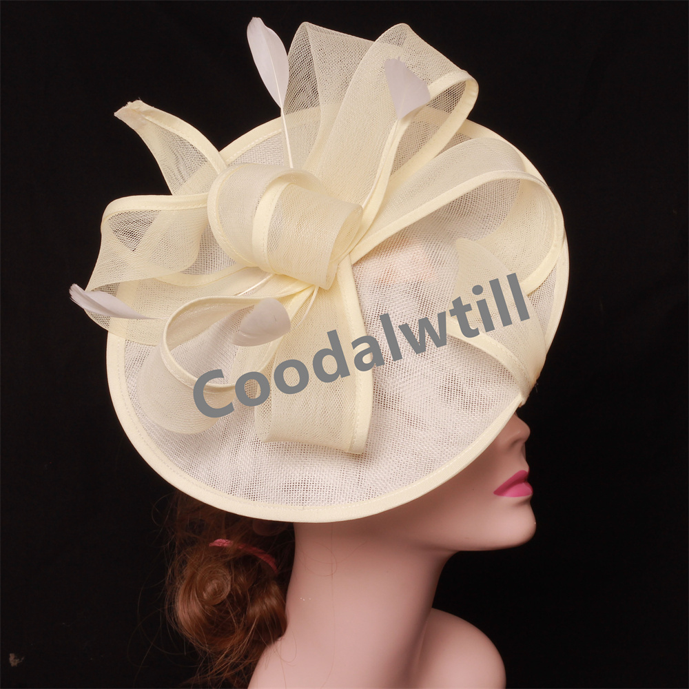 Women'S Fashion Kentucky Derby - Chapeaux de mariée de mariage pour