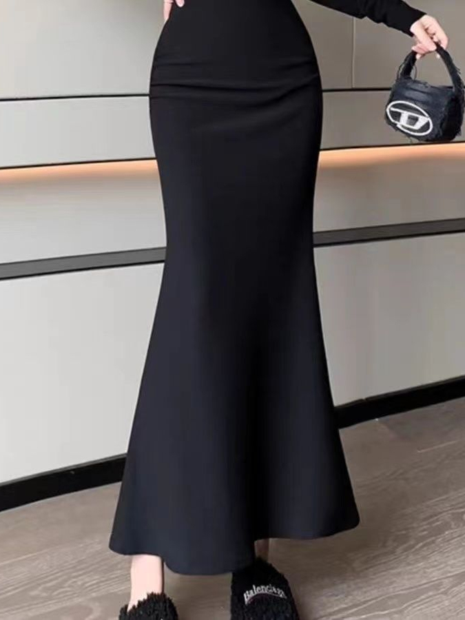 Jupe mi-longue trapèze pour fe - Women'S Fashion Kilt avis et prix