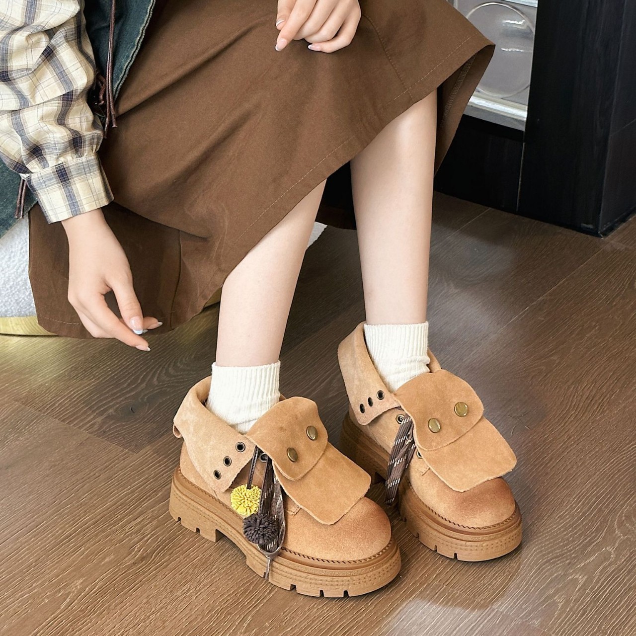 Automne Faux daim bottines fem - Women'S Fashion Riding Boots avis et prix