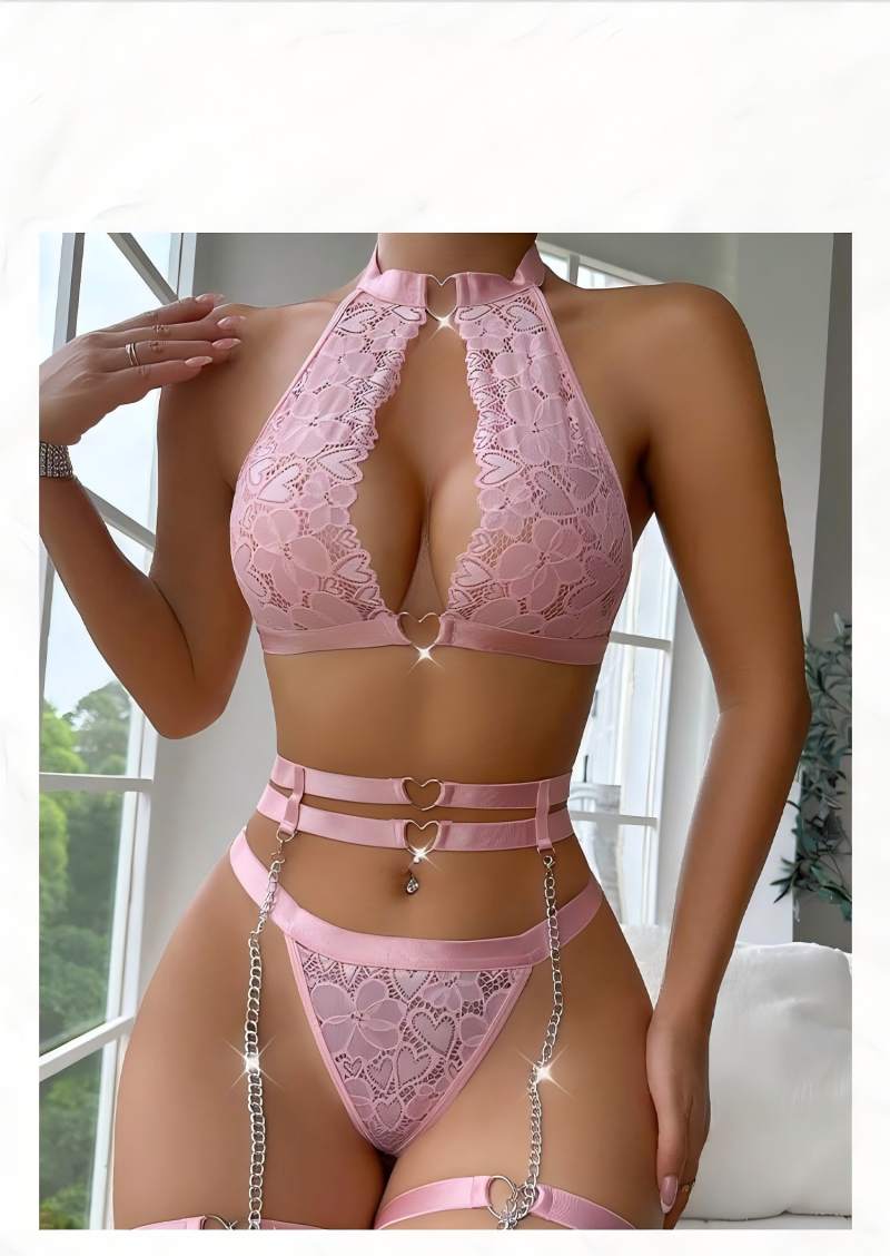 Ensemble de lingerie sexy push - Women Fashion Necklace avis et prix