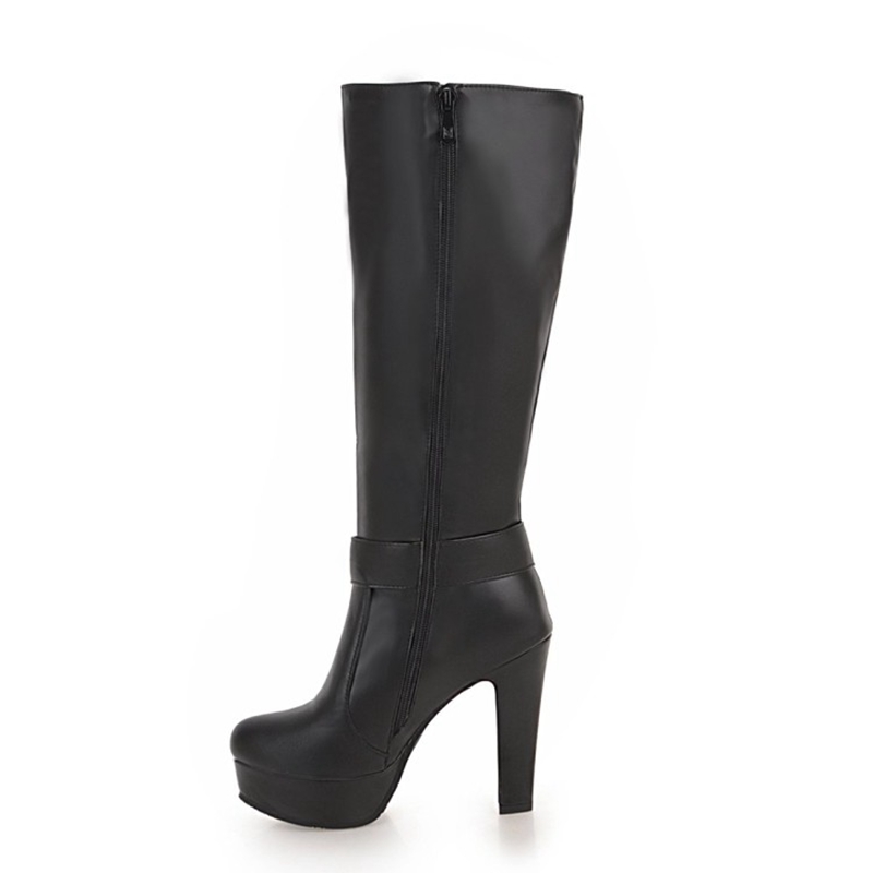 Bottes hautes en cuir pour fem - Women'S Fashion Riding Boots avis et prix