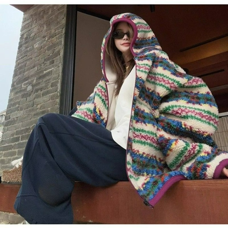 Veste polaire à capuche, polyv - Women'S Fashion Zip Up Hoodies avis et prix