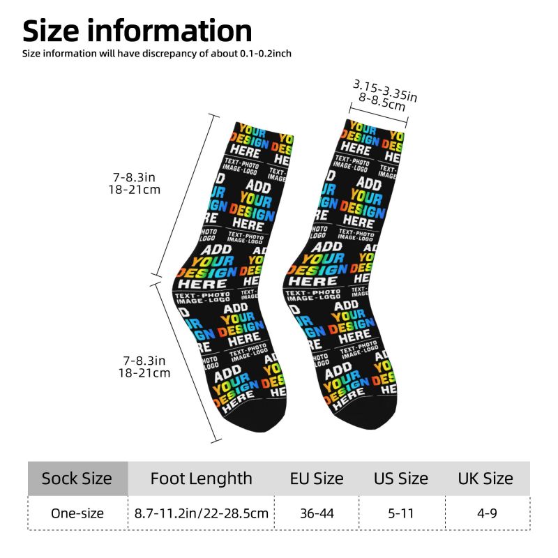 Chaussettes personnalisées pou - Women'S Fashion Socks avis et prix