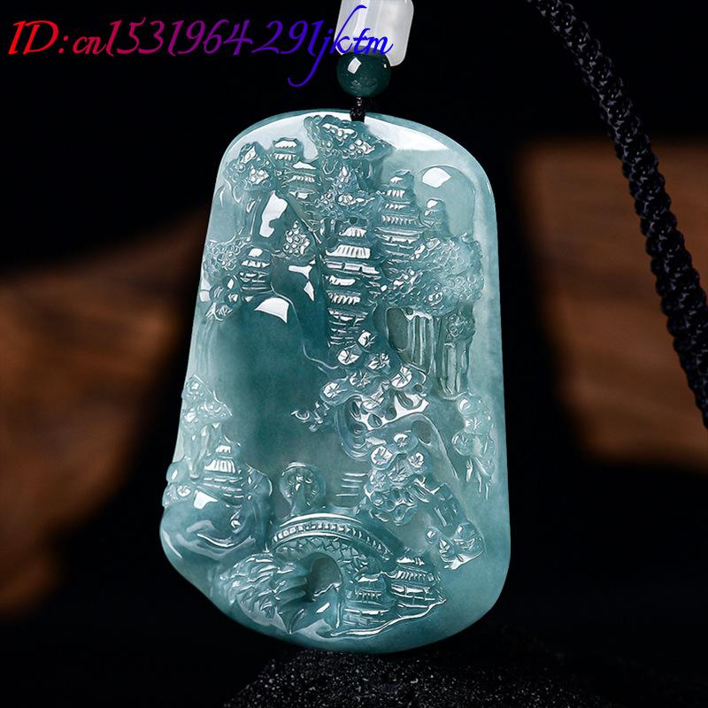 Collier pendentif paysage en j - Women Fashion Necklace avis et prix