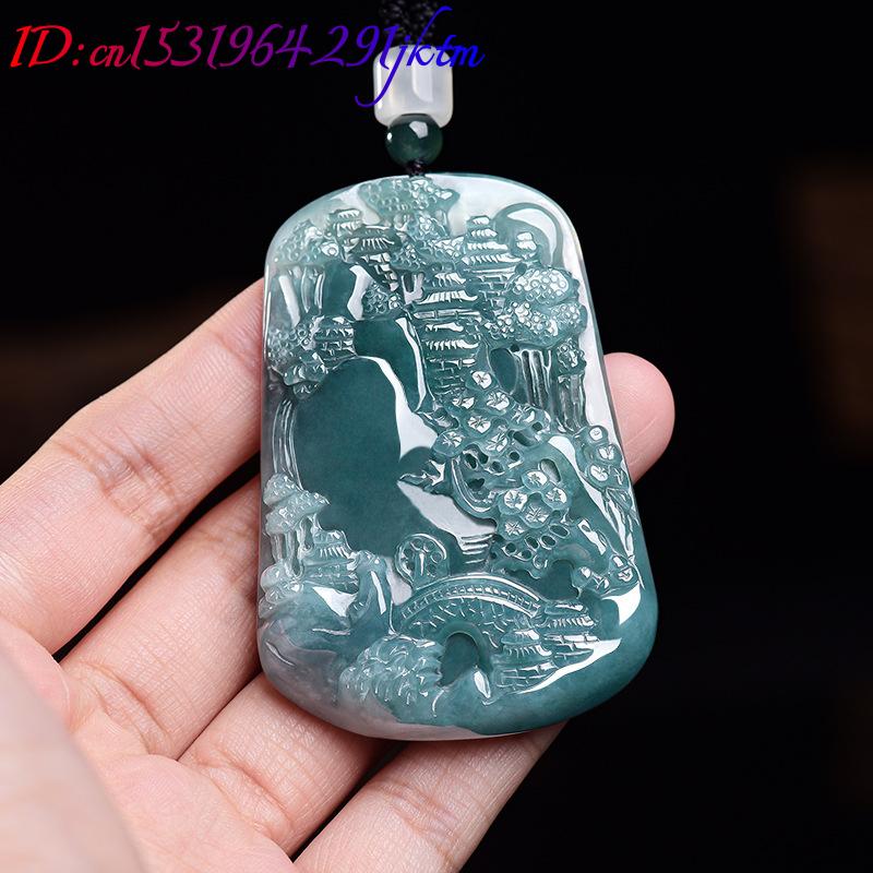 Collier pendentif paysage en j - Women Fashion Necklace avis et prix