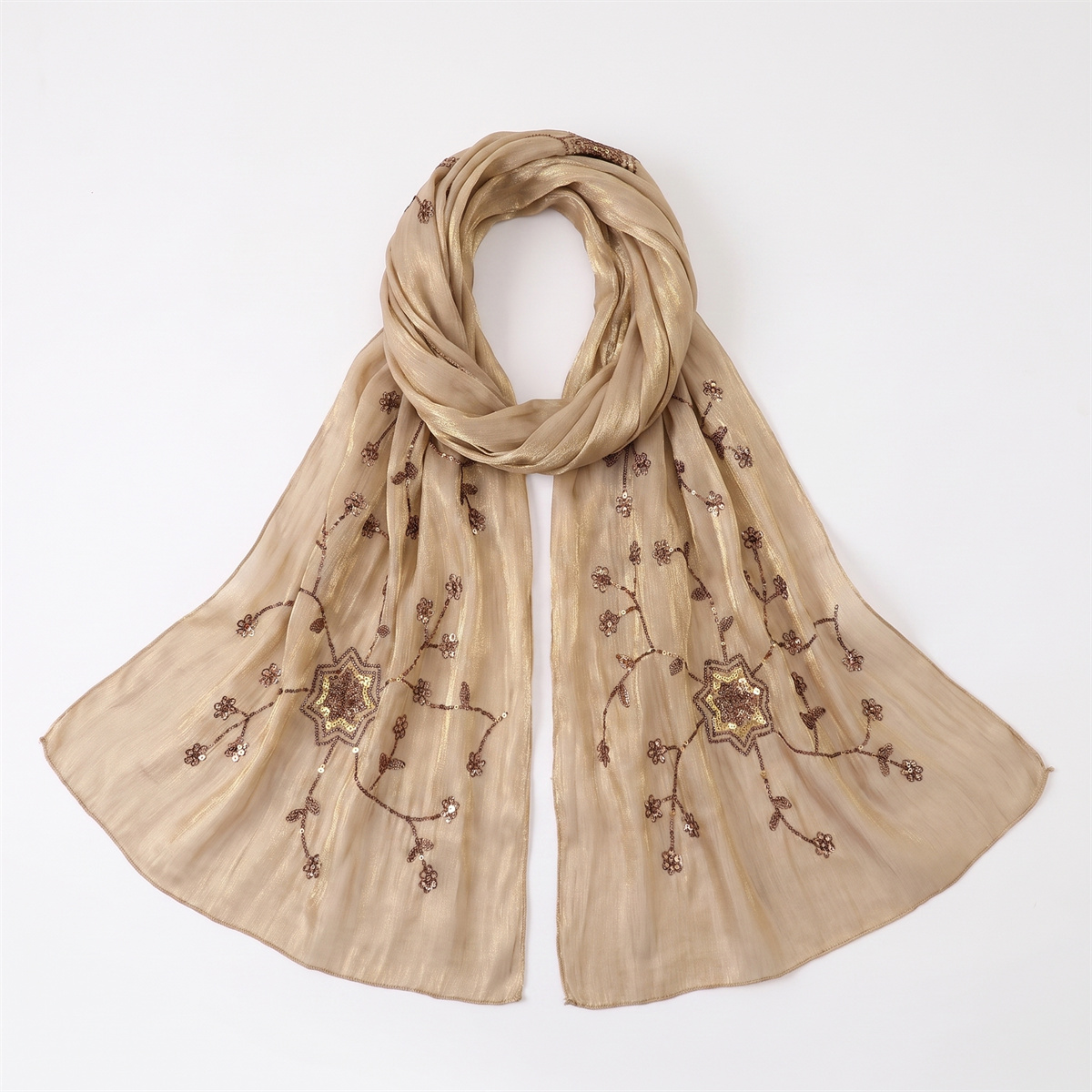 Écharpe Hijab Plissée Tendance - Women'S Fashion Headbands avis et prix