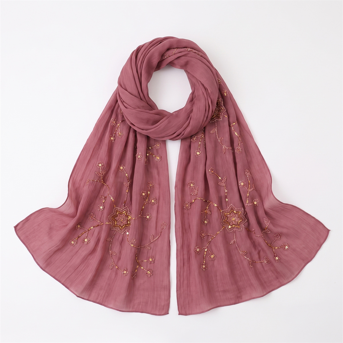 Écharpe Hijab Plissée Tendance - Women'S Fashion Headbands avis et prix