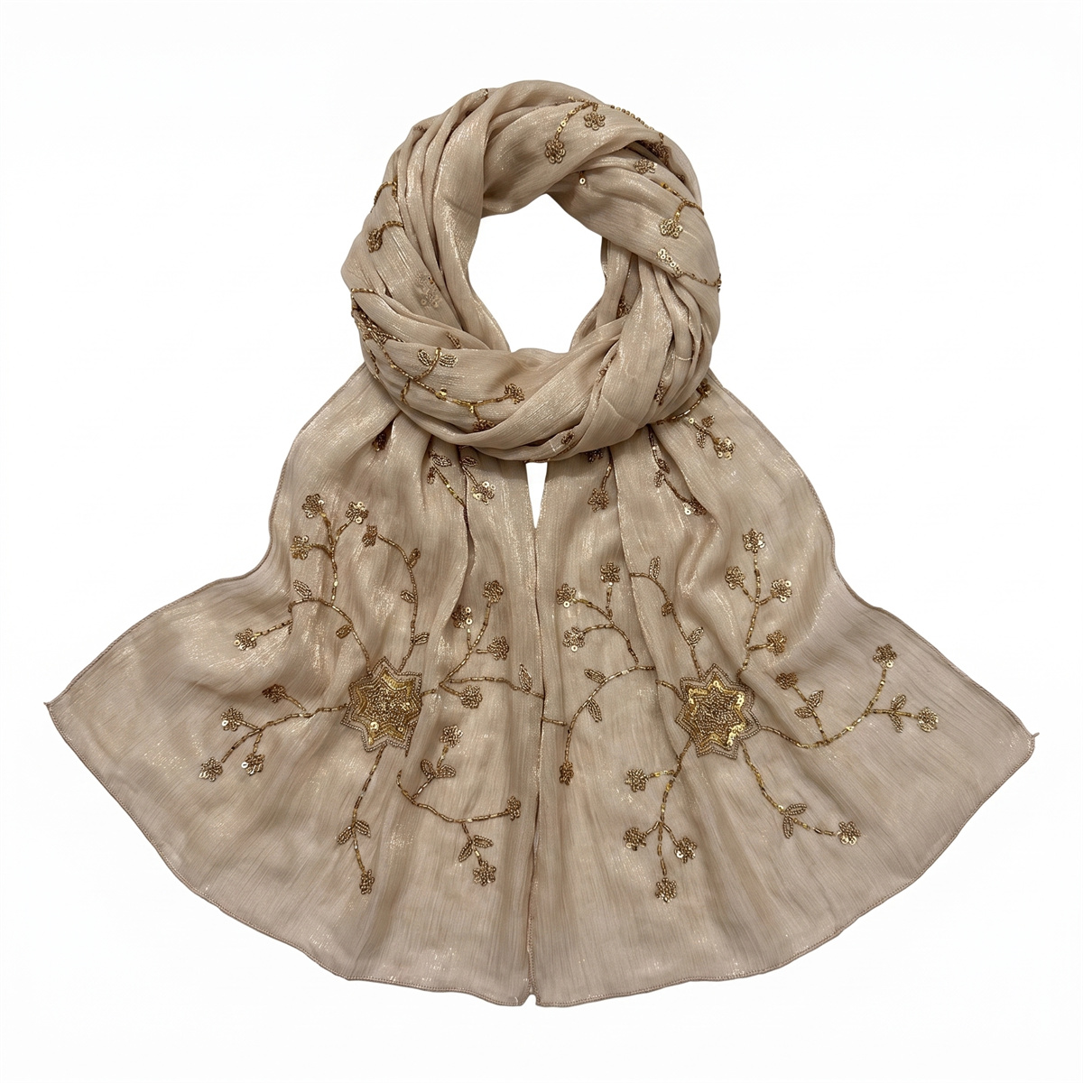 Écharpe Hijab Plissée Tendance - Women'S Fashion Headbands avis et prix