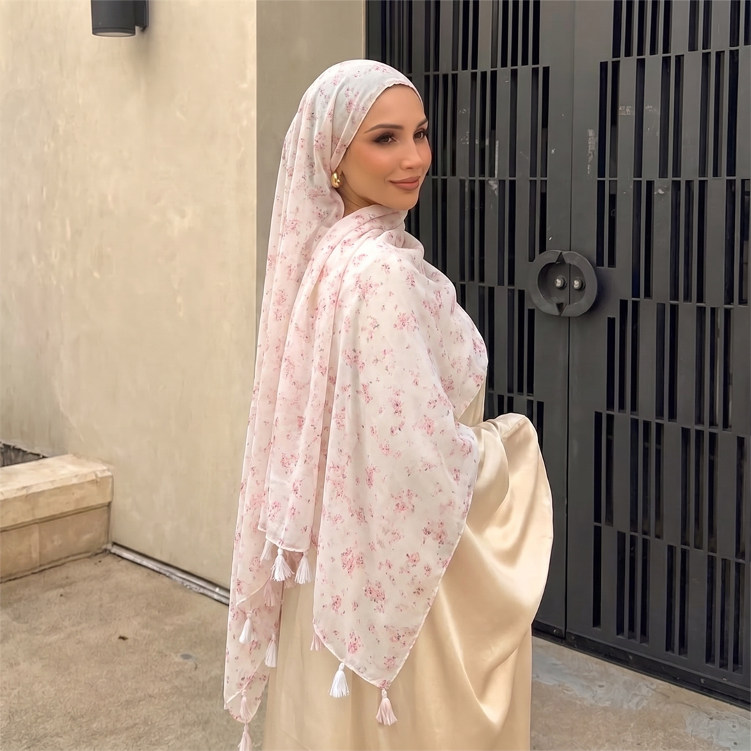 Foulard Hijab à Pompons Tendan - Women'S Fashion Trends avis et prix
