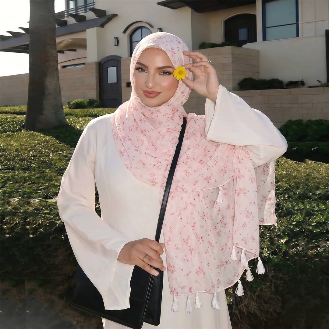 Foulard Hijab à Pompons Tendan - Women'S Fashion Trends avis et prix