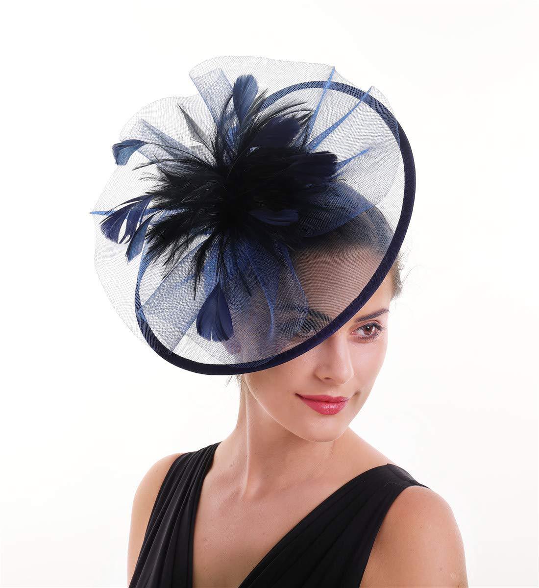Chapeau Fascinateur Plume pour - Women'S Fashion Kentucky Derby avis et prix