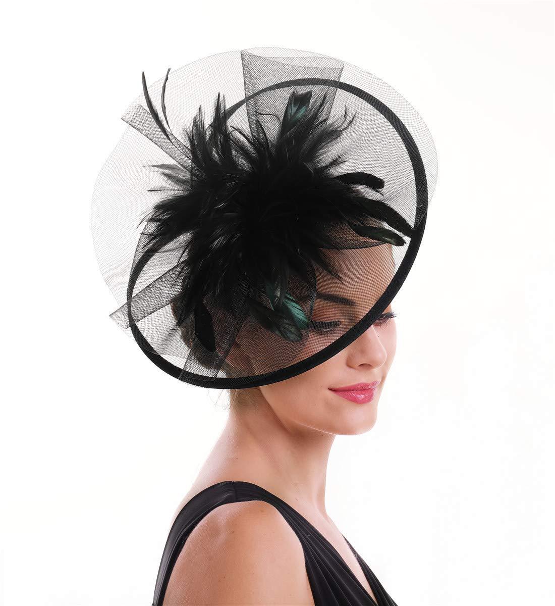 Chapeau Fascinateur Plume pour - Women'S Fashion Kentucky Derby avis et prix