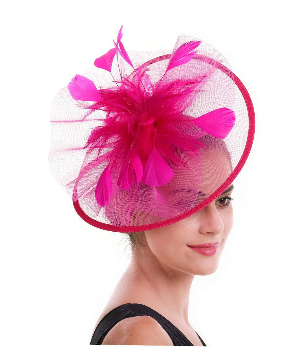 Chapeau Fascinateur Plume pour - Women'S Fashion Kentucky Derby avis et prix