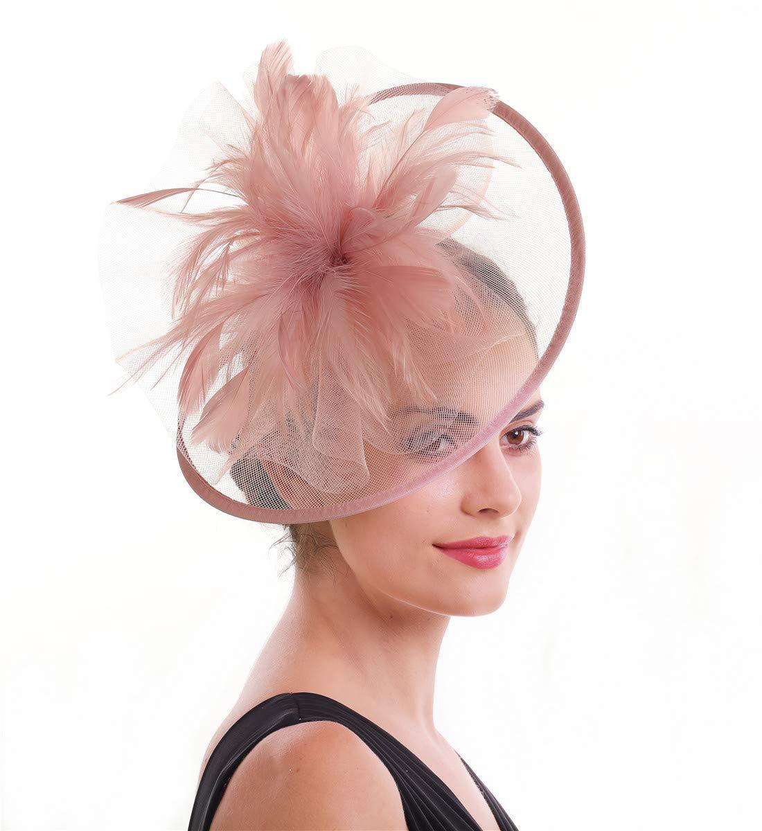Chapeau Fascinateur Plume pour - Women'S Fashion Kentucky Derby avis et prix