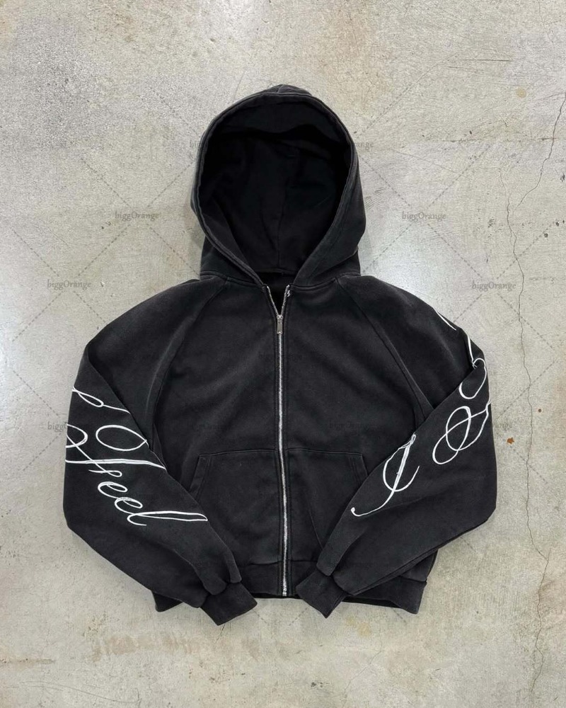 Y2K harajuku gothique lettre i - Women'S Fashion Zip Up Hoodies avis et prix