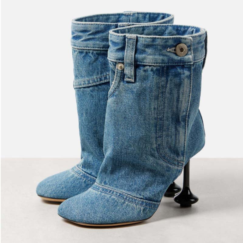 Jupe en jean à talons irréguli - Women'S Fashion Kilt avis et prix