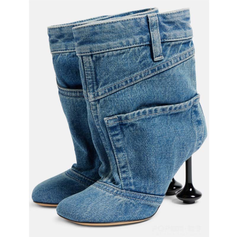 Jupe en jean à talons irréguli - Women'S Fashion Kilt avis et prix