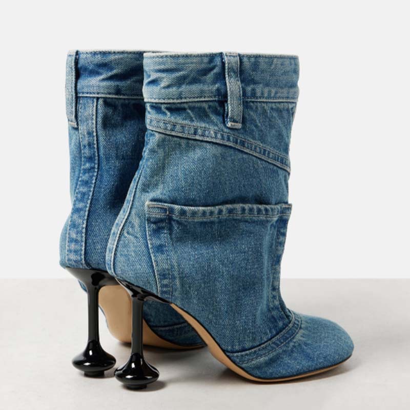 Jupe en jean à talons irréguli - Women'S Fashion Kilt avis et prix