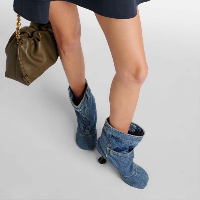 Jupe en jean à talons irréguli - Women'S Fashion Kilt avis et prix
