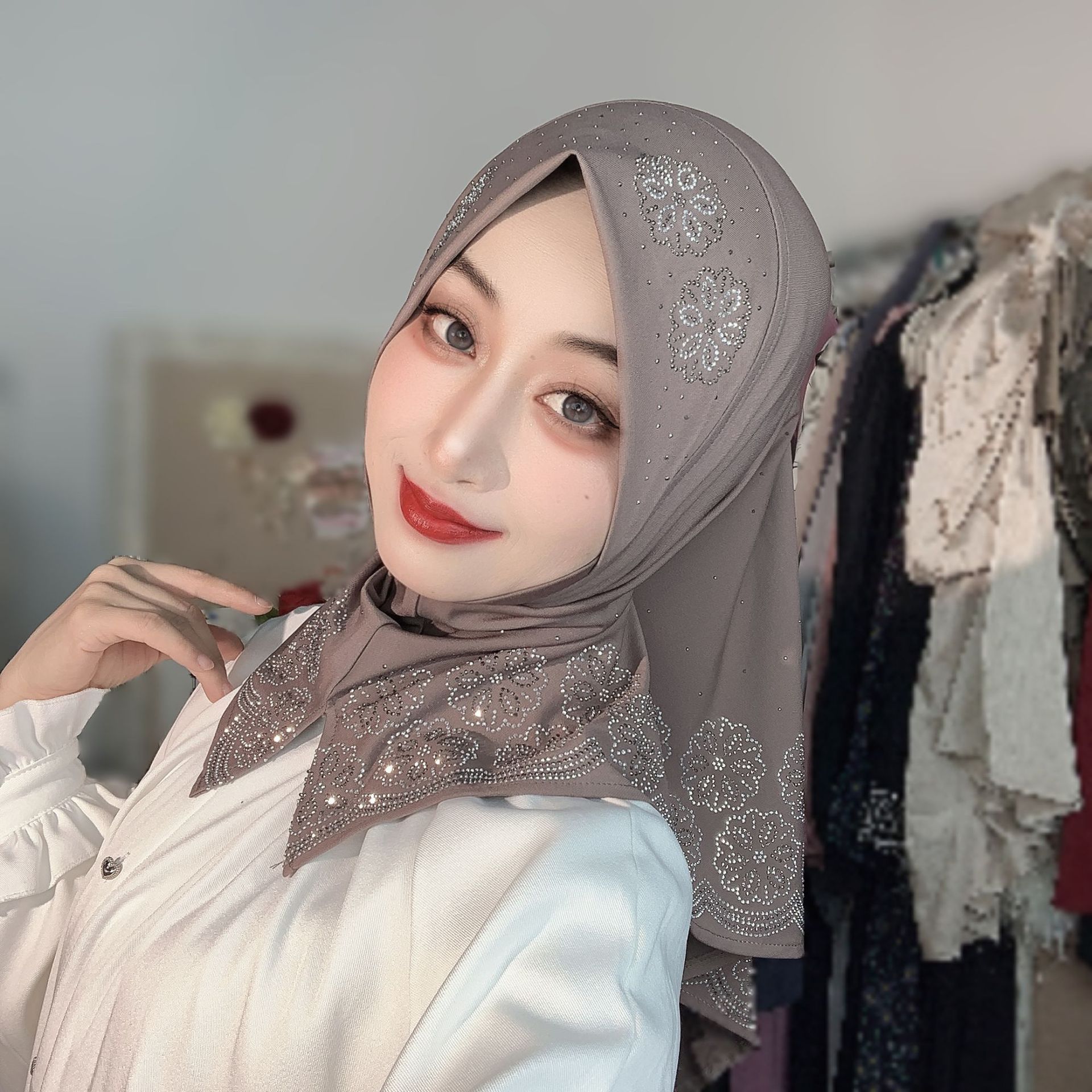 Hijab musulman prêt-à-porter p - Women'S Fashion Headbands avis et prix