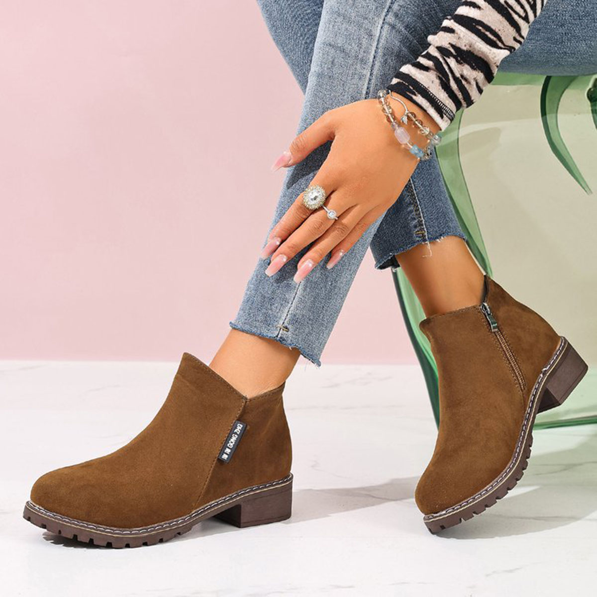 Bottines pour femmes, automne- - Women'S Fashion Riding Boots avis et prix