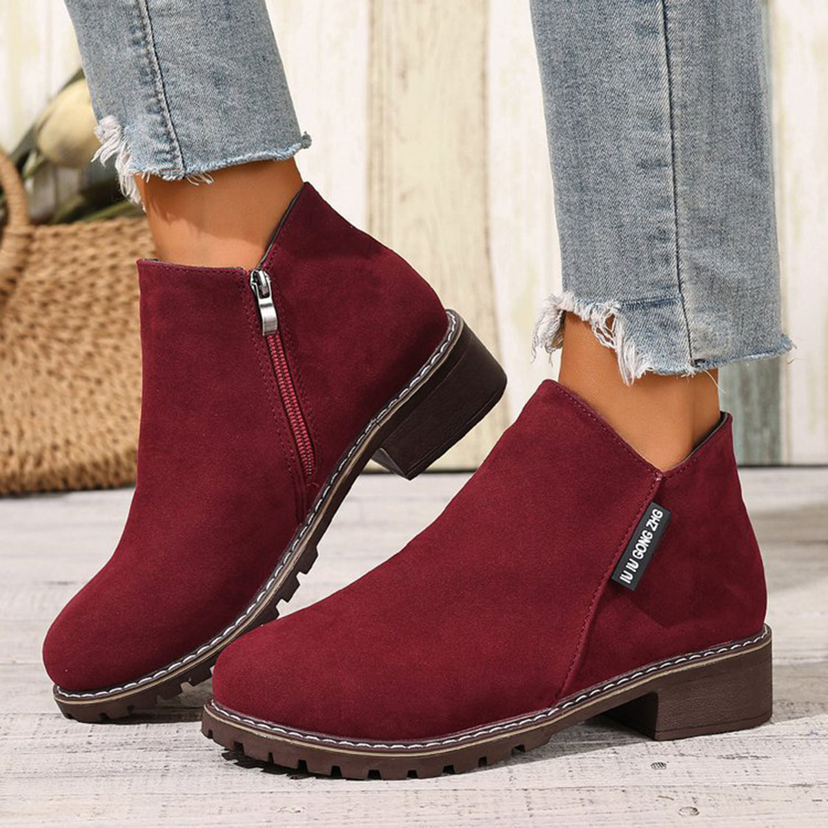 Bottines pour femmes, automne- - Women'S Fashion Riding Boots avis et prix