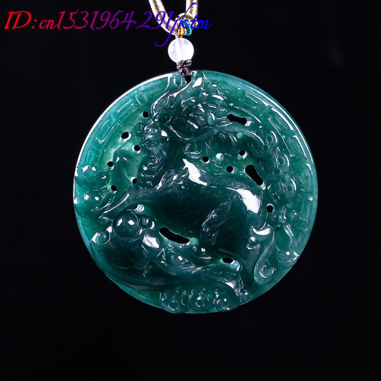 Pendentif Dragon en Jadeite Bi - Women Fashion Necklace avis et prix