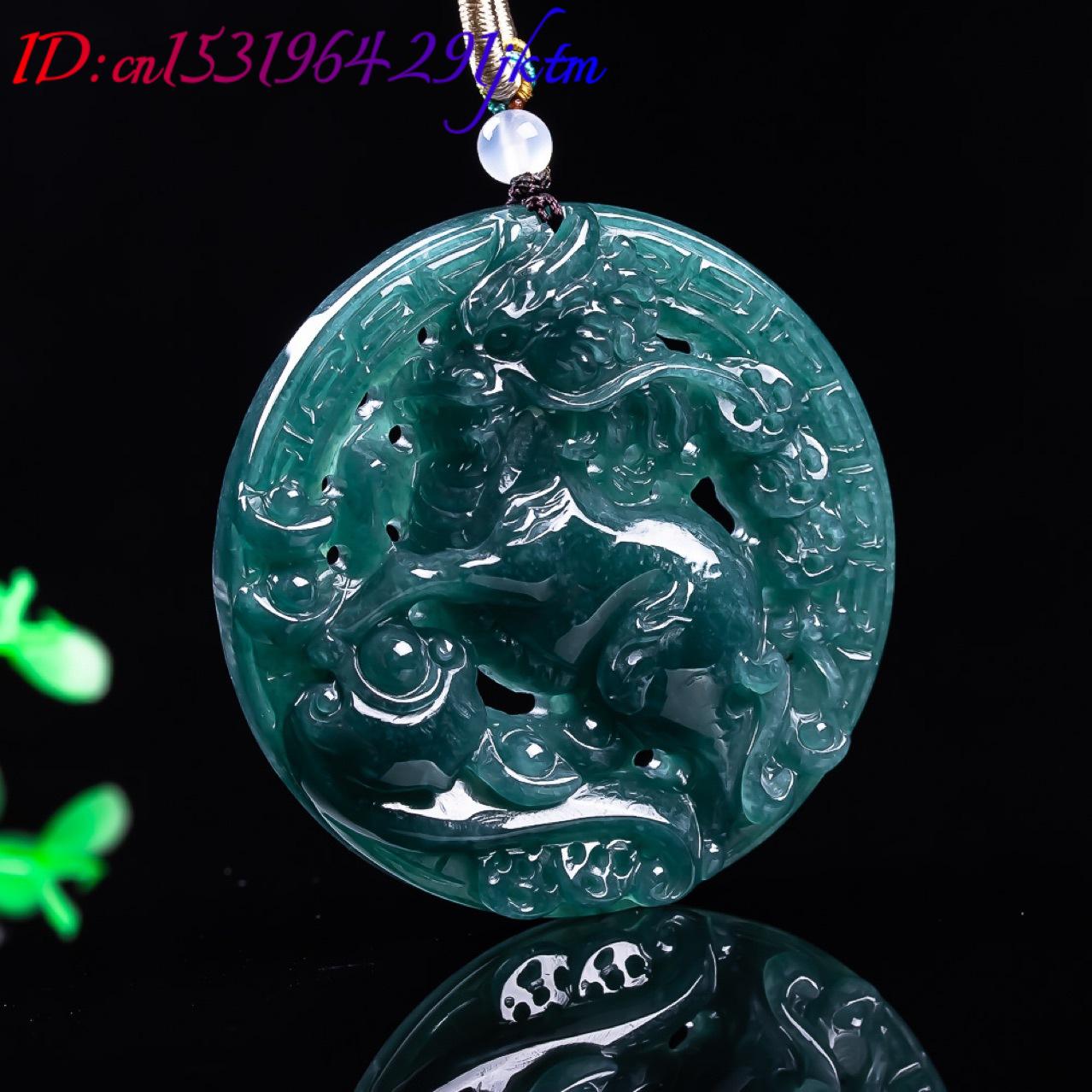 Pendentif Dragon en Jadeite Bi - Women Fashion Necklace avis et prix