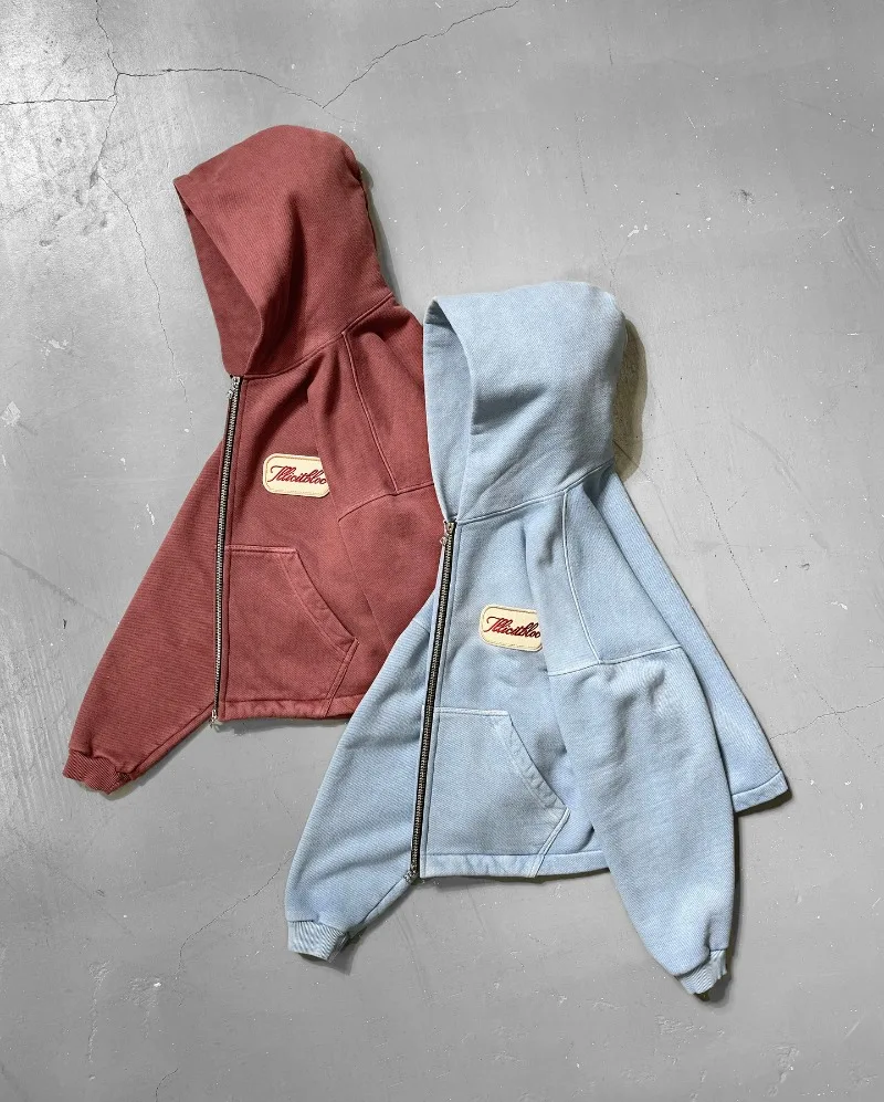 Y2K mode nouvelle lettre brode - Women'S Fashion Zip Up Hoodies avis et prix