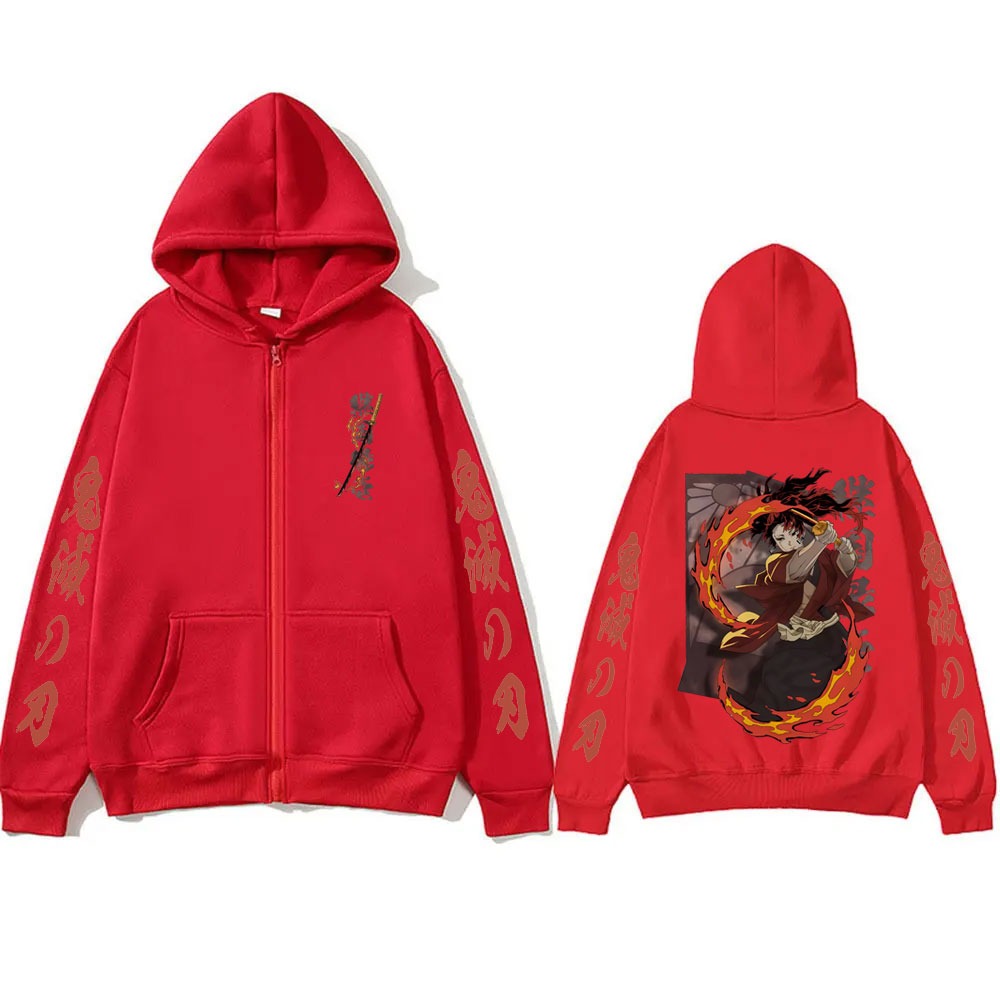 Nouveau Demon Slayer Tsugikuni - Women'S Fashion Zip Up Hoodies avis et prix