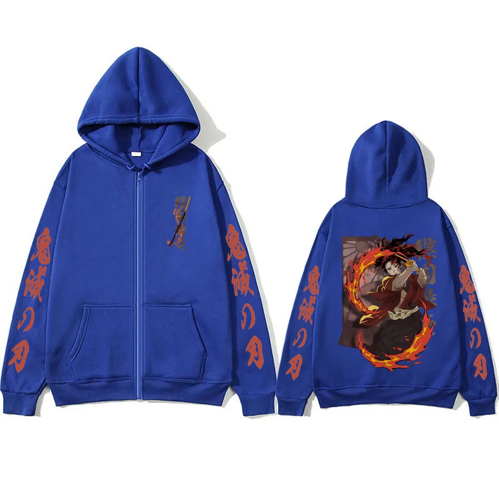 Nouveau Demon Slayer Tsugikuni - Women'S Fashion Zip Up Hoodies avis et prix