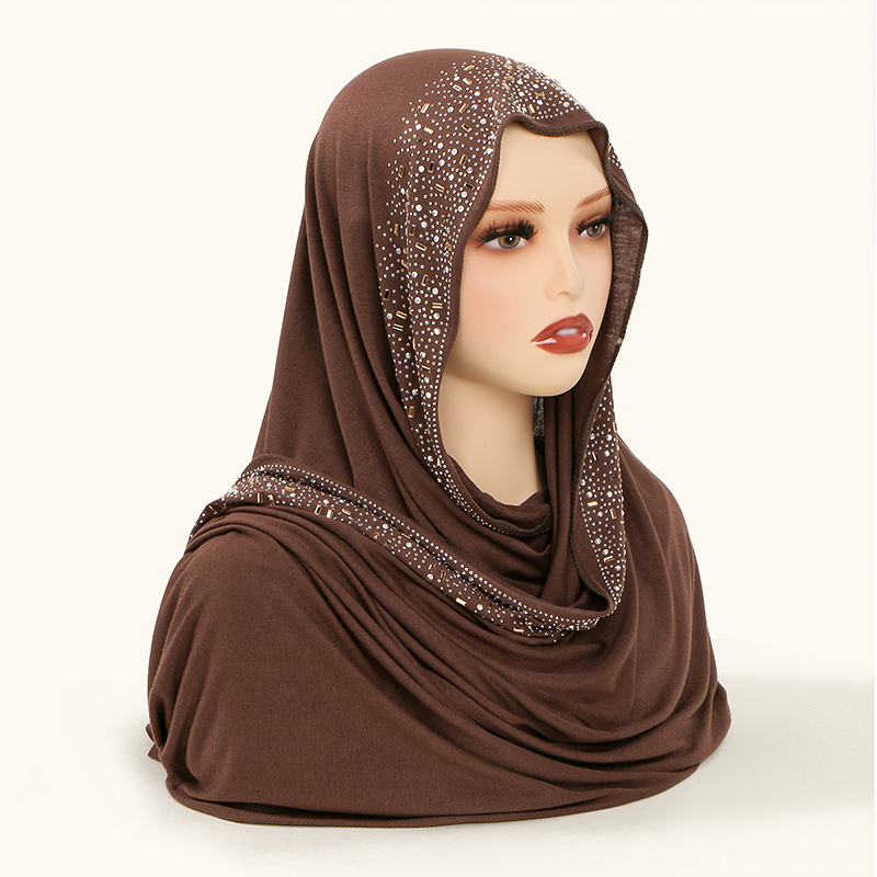 Hijab en jersey de coton scint - Women'S Fashion Headbands avis et prix