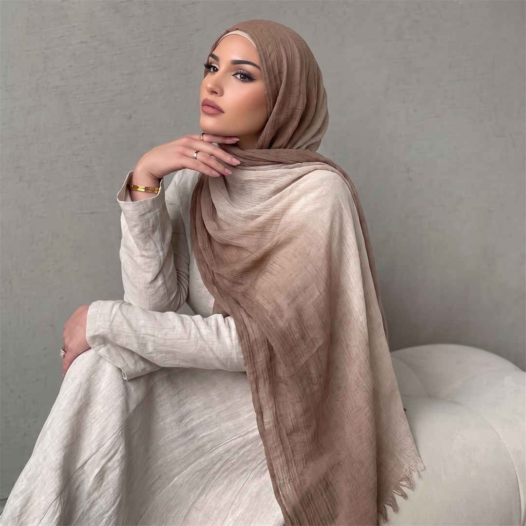 Foulard Hijab en Rayonne Bicol - Women'S Fashion Headbands avis et prix