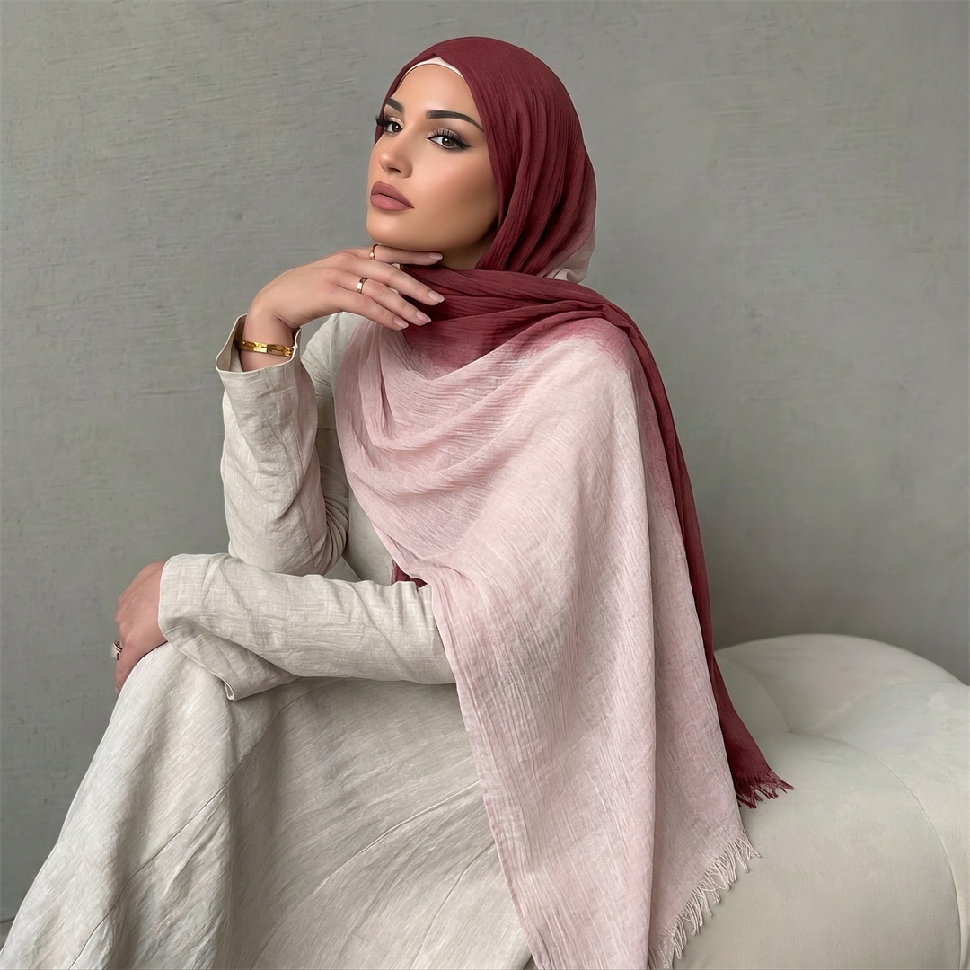 Foulard Hijab en Rayonne Bicol - Women'S Fashion Headbands avis et prix